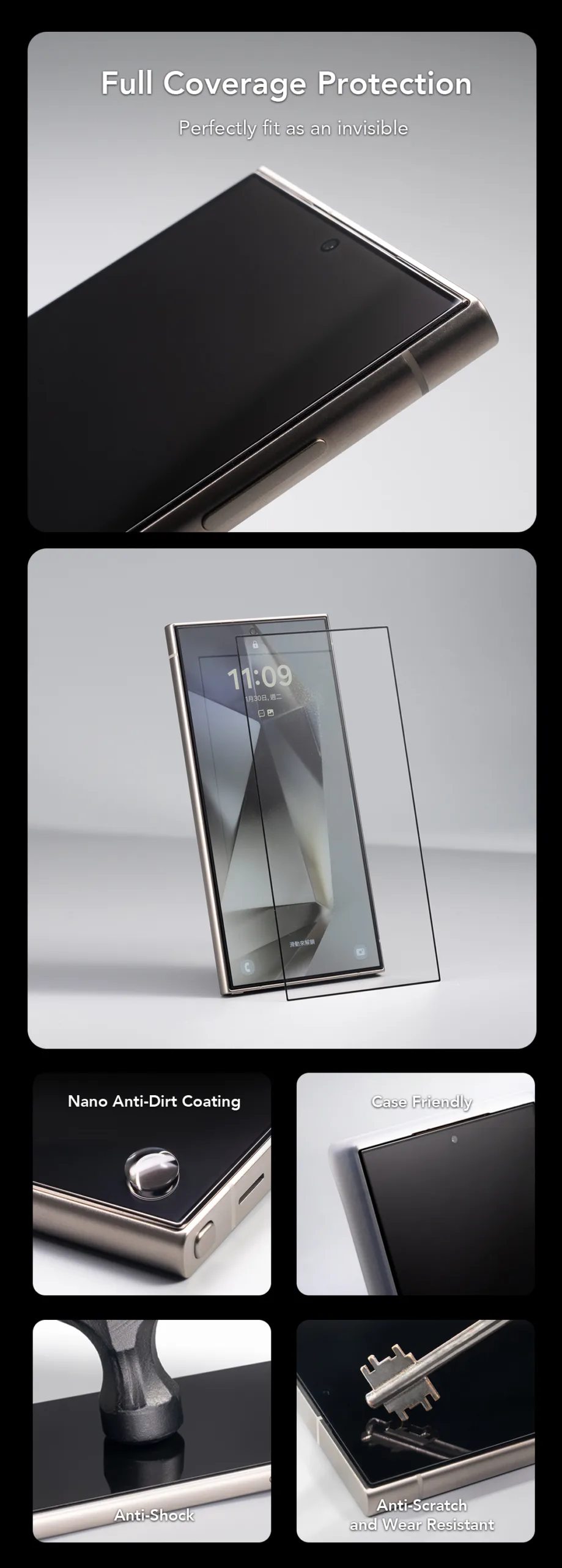 Hoda รุ่น Anti-Reflection (AR) Tempered Glass - ฟิล์มกระจก Galaxy S26 Ultra (พร้อมอุปกรณ์ช่วยติดตั้ง) 11 Hoda รุ่น Anti-Reflection (AR) Tempered Glass - ฟิล์มกระจก Galaxy S26 Ultra (พร้อมอุปกรณ์ช่วยติดตั้ง) - Image 11