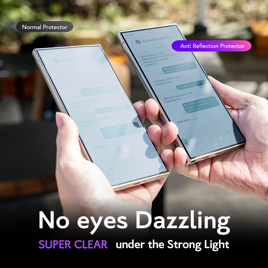 Hoda รุ่น Anti-Reflection (AR) Tempered Glass - ฟิล์มกระจก Galaxy S26 Ultra (พร้อมอุปกรณ์ช่วยติดตั้ง) 3 Hoda รุ่น Anti-Reflection (AR) Tempered Glass - ฟิล์มกระจก Galaxy S26 Ultra (พร้อมอุปกรณ์ช่วยติดตั้ง) - Image 3