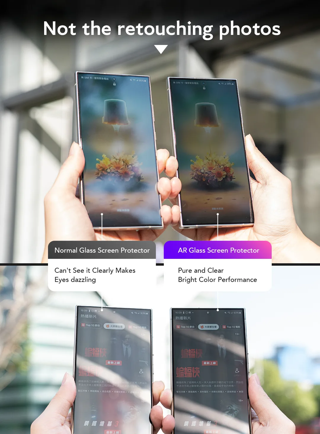 Hoda รุ่น Anti-Reflection (AR) Tempered Glass - ฟิล์มกระจก Galaxy S26 Ultra (พร้อมอุปกรณ์ช่วยติดตั้ง) 5 Hoda รุ่น Anti-Reflection (AR) Tempered Glass - ฟิล์มกระจก Galaxy S26 Ultra (พร้อมอุปกรณ์ช่วยติดตั้ง) - Image 5