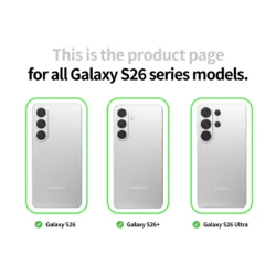 Araree รุ่น Duple M - เคส Galaxy S26 Ultra - สี Clear Black