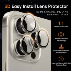 WiWU รุ่น Titan 3D Eagle Eye Lens Guard - กระจกเลนส์กล้อง iPhone 17 / 16 Plus 10 WiWU รุ่น Titan 3D Eagle Eye Lens Guard - กระจกเลนส์กล้อง iPhone 17 / 16 Plus