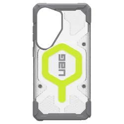 UAG รุ่น Pathfinder Clear (Magnetic) Bundle - เคส Galaxy S26 Ultra - สี Active Neon Lanyard