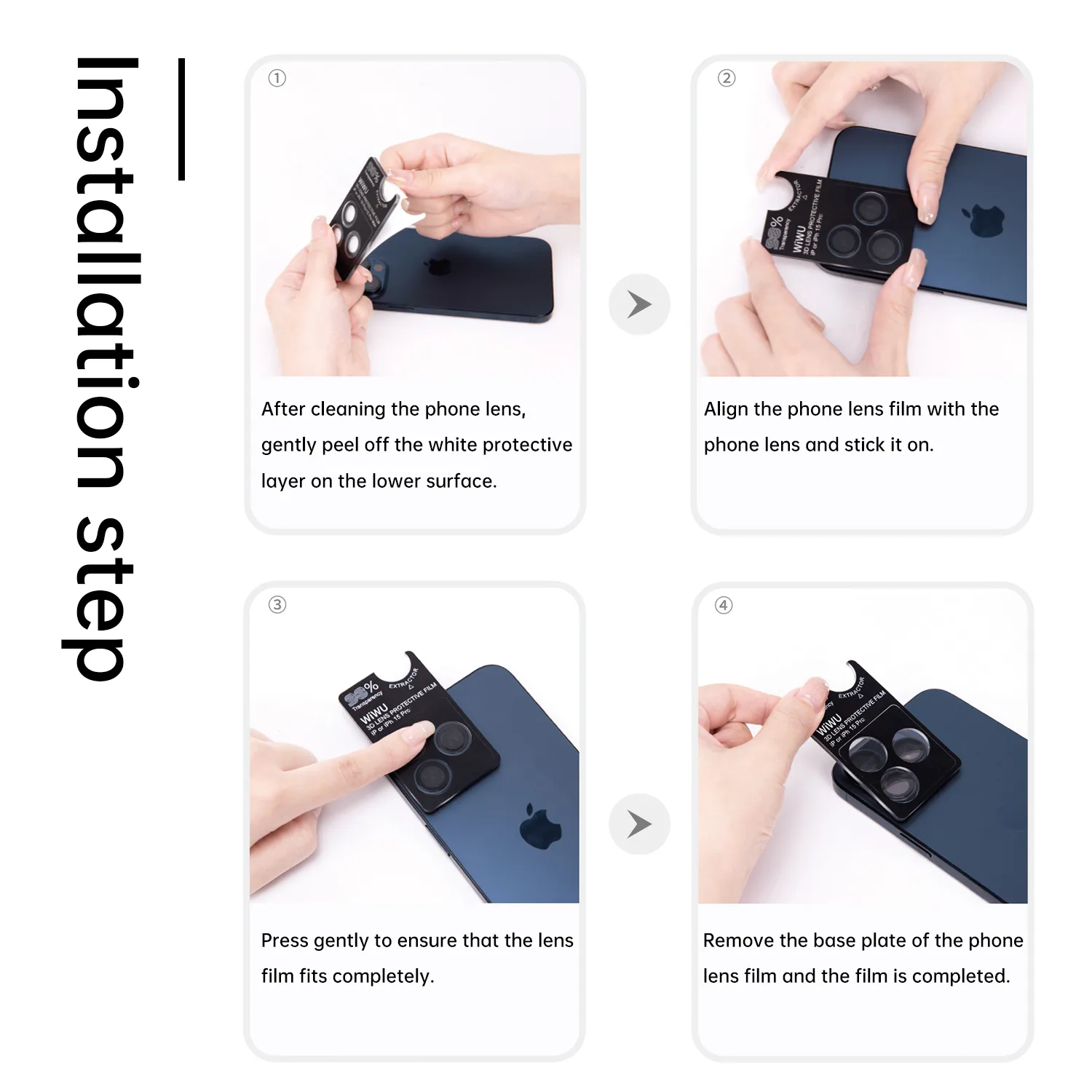 WiWU รุ่น Titan 3D Eagle Eye Lens Guard - กระจกเลนส์กล้อง iPhone 17 / 16 Plus 9 WiWU รุ่น Titan 3D Eagle Eye Lens Guard - กระจกเลนส์กล้อง iPhone 17 / 16 Plus - Image 9