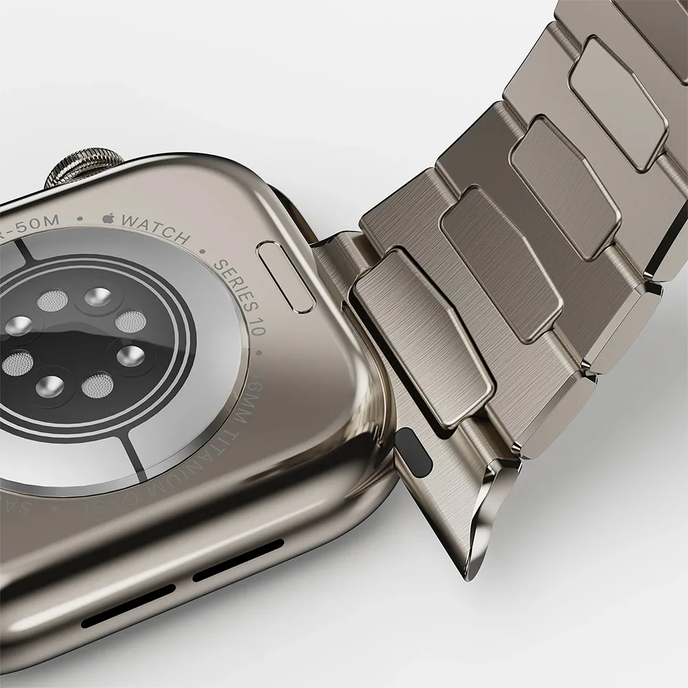 Golden Concept รุ่น Royal II - สายนาฬิกา Apple Watch 45/46/49mm - สี Titanium 6 Golden Concept รุ่น Royal II - สายนาฬิกา Apple Watch 45/46/49mm - สี Titanium - Image 6