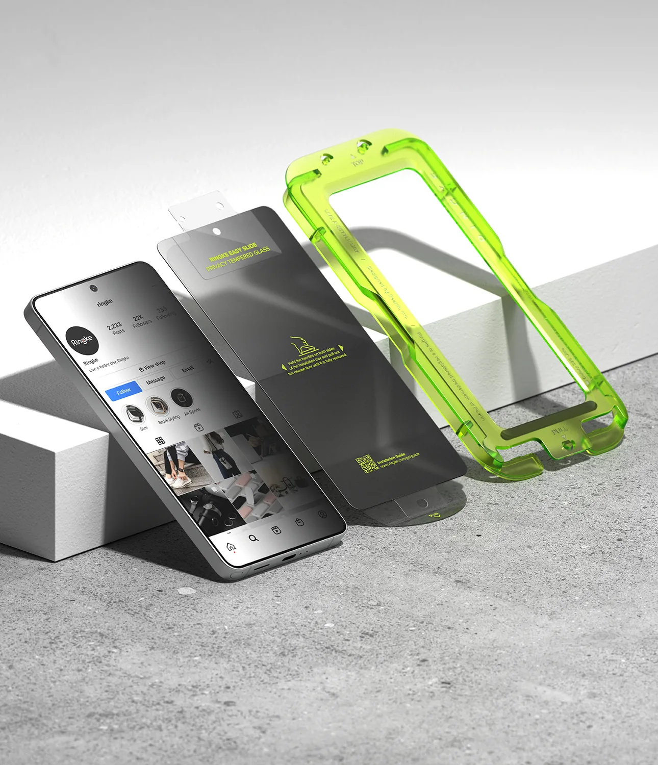 Ringke รุ่น Easy Slide Privacy Tempered Glass - ฟิล์มกระจก Galaxy S26 Plus (ฟิล์ม 2 แผ่น พร้อมอุปกรณ์ติดตั้ง) 11 Ringke รุ่น Easy Slide Privacy Tempered Glass - ฟิล์มกระจก Galaxy S26 Plus (ฟิล์ม 2 แผ่น พร้อมอุปกรณ์ติดตั้ง) - Image 11