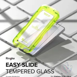 Ringke รุ่น Easy Slide Tempered Glass - ฟิล์มกระจก Galaxy S26 Plus (ฟิล์ม 2 แผ่น พร้อมอุปกรณ์ติดตั้ง)