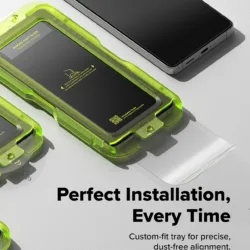 Ringke รุ่น Easy Slide Tempered Glass - ฟิล์มกระจก Galaxy S26 Plus (ฟิล์ม 2 แผ่น พร้อมอุปกรณ์ติดตั้ง)