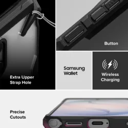 Ringke รุ่น Fusion X - เคส Galaxy S26 Plus - สี Black