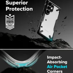 Ringke รุ่น Fusion X - เคส Galaxy S26 Plus - สี Black