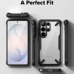 Ringke รุ่น Fusion X - เคส Galaxy S26 Plus - สี Black