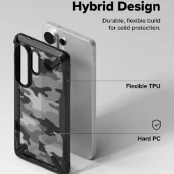 Ringke รุ่น Fusion X - เคส Galaxy S26 Ultra - สี Camo Black