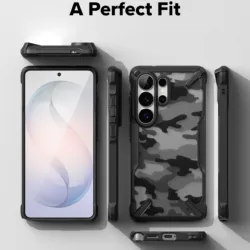 Ringke รุ่น Fusion X - เคส Galaxy S26 Ultra - สี Camo Black