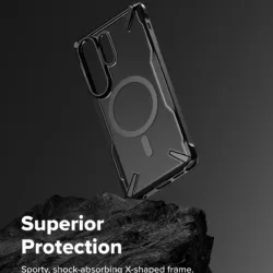 Ringke รุ่น Fusion X Magnetic - เคส Galaxy S26 Ultra - สี Black