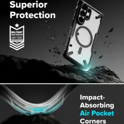 Ringke รุ่น Fusion X Magnetic - เคส Galaxy S26 Ultra - สี Black