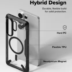 Ringke รุ่น Fusion X Magnetic - เคส Galaxy S26 Ultra - สี Black