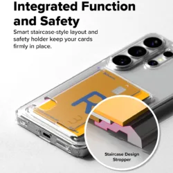 Ringke รุ่น Fusion Card - เคส Galaxy S26 Ultra - สี Clear