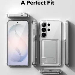 Ringke รุ่น Fusion Card - เคส Galaxy S26 Ultra - สี Clear