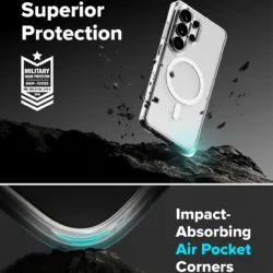 Ringke รุ่น Fusion Magnetic - เคส Galaxy S26 Plus - สี Clear