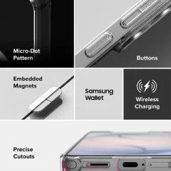 Ringke รุ่น Fusion Magnetic - เคส Galaxy S26 Plus - สี Clear