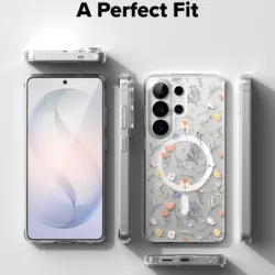 Ringke รุ่น Fusion Magnetic - เคส Galaxy S26 Ultra - สี Dry Flowers