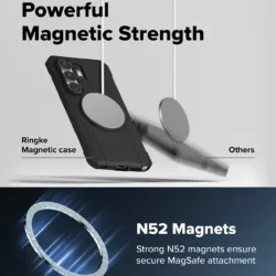 Ringke รุ่น Onyx Alpha Magnetic - เคส Galaxy S26 Ultra - สี Black