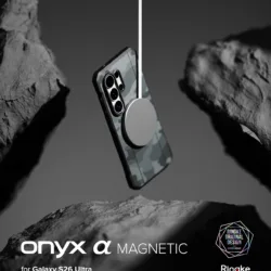 Ringke รุ่น Onyx Alpha Magnetic - เคส Galaxy S26 Ultra - สี Camo Black