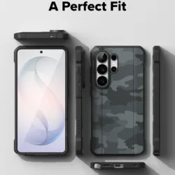 Ringke รุ่น Onyx Alpha Magnetic - เคส Galaxy S26 Ultra - สี Camo Black