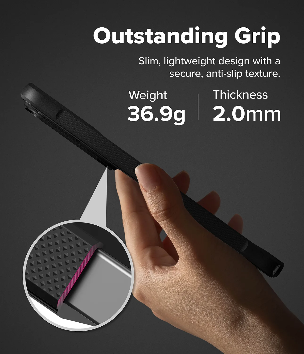 Ringke รุ่น Onyx - เคส Galaxy S26 Plus - สี Black 5 Ringke รุ่น Onyx - เคส Galaxy S26 Plus - สี Black - Image 5