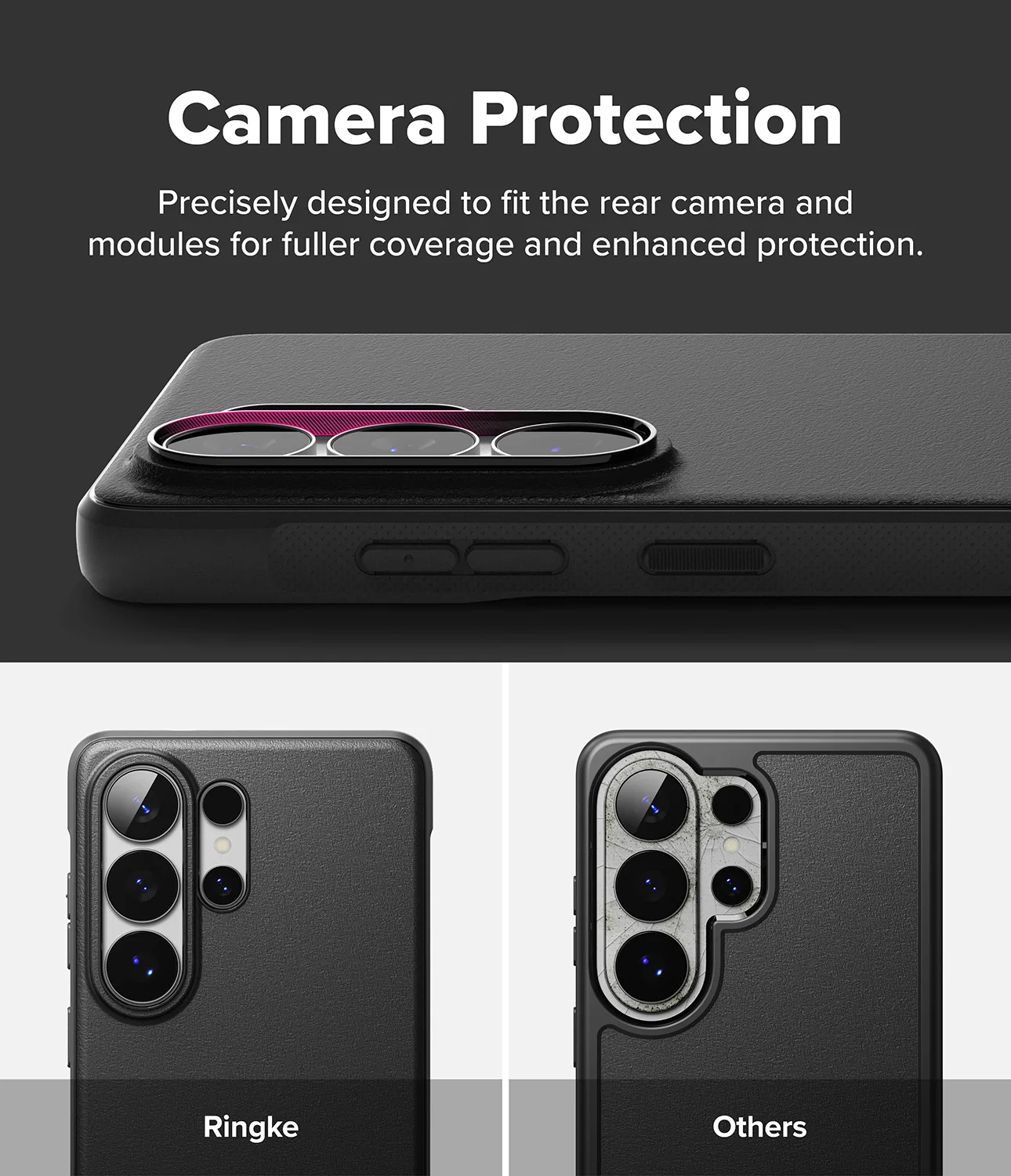Ringke รุ่น Onyx - เคส Galaxy S26 Plus - สี Black 4 Ringke รุ่น Onyx - เคส Galaxy S26 Plus - สี Black - Image 4