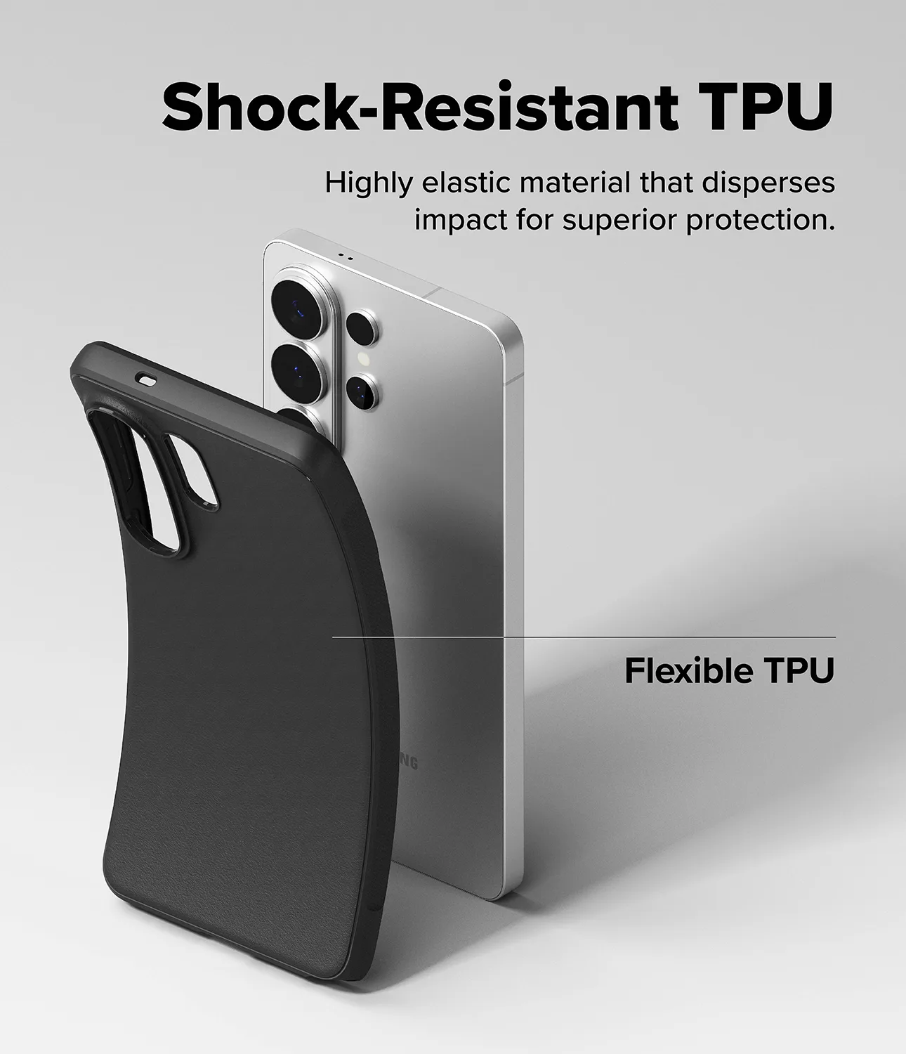 Ringke รุ่น Onyx - เคส Galaxy S26 Plus - สี Black 3 Ringke รุ่น Onyx - เคส Galaxy S26 Plus - สี Black - Image 3