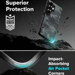 Ringke รุ่น Onyx Magnetic - เคส Galaxy S26 Ultra - สี Camo Black