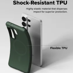 Ringke รุ่น Onyx Magnetic - เคส Galaxy S26 Ultra - สี Dark Green