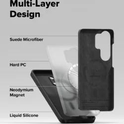 Ringke รุ่น Silicone Magnetic - เคส Galaxy S26 - สี Black