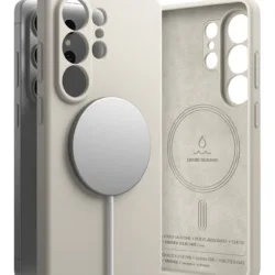 Ringke รุ่น Silicone Magnetic - เคส Galaxy S26 - สี Stone