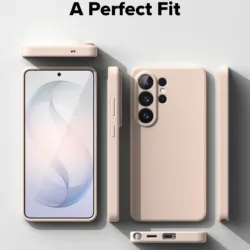 Ringke รุ่น Silicone Magnetic - เคส Galaxy S26 Plus - สี Pink Sand