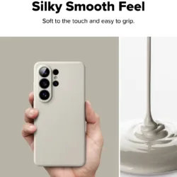 Ringke รุ่น Silicone Magnetic - เคส Galaxy S26 - สี Stone