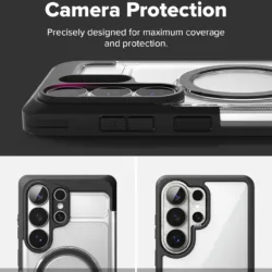 Ringke รุ่น UX Magnetic - เคส Galaxy S26 Ultra - สี Clear