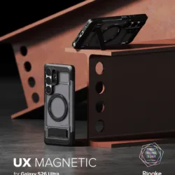 Ringke รุ่น UX Magnetic - เคส Galaxy S26 Ultra - สี Smoke Black