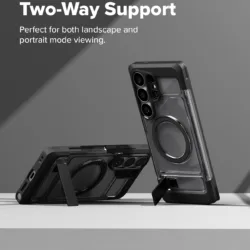 Ringke รุ่น UX Magnetic - เคส Galaxy S26 Ultra - สี Smoke Black