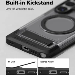 Ringke รุ่น UX Magnetic - เคส Galaxy S26 Ultra - สี Smoke Black