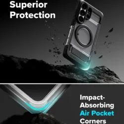 Ringke รุ่น UX Magnetic - เคส Galaxy S26 Ultra - สี Smoke Black