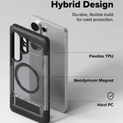 Ringke รุ่น UX Magnetic - เคส Galaxy S26 Ultra - สี Smoke Black