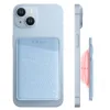 Vulkit รุ่น VPA106 Magnetic Phone Wallet - ที่เก็บบัตรติดหลังมือถือ - สี Blue