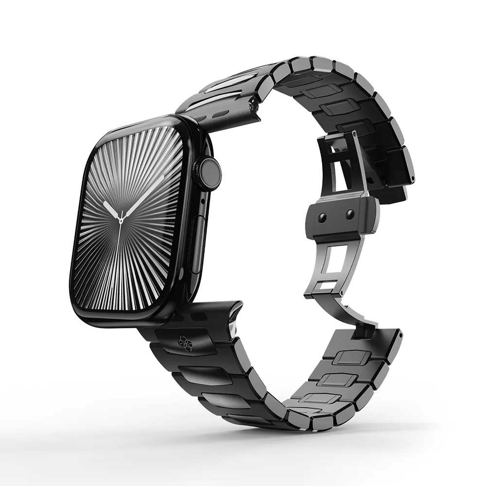 Golden Concept รุ่น Royal II - สายนาฬิกา Apple Watch 45/46/49mm - สี Black 4 Golden Concept รุ่น Royal II - สายนาฬิกา Apple Watch 45/46/49mm - สี Black - Image 4