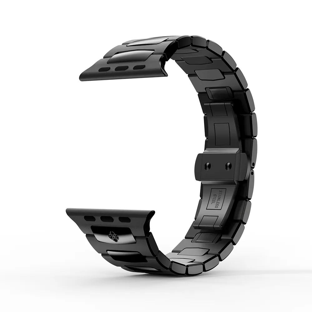 Golden Concept รุ่น Royal II - สายนาฬิกา Apple Watch 45/46/49mm - สี Black 3 Golden Concept รุ่น Royal II - สายนาฬิกา Apple Watch 45/46/49mm - สี Black - Image 3