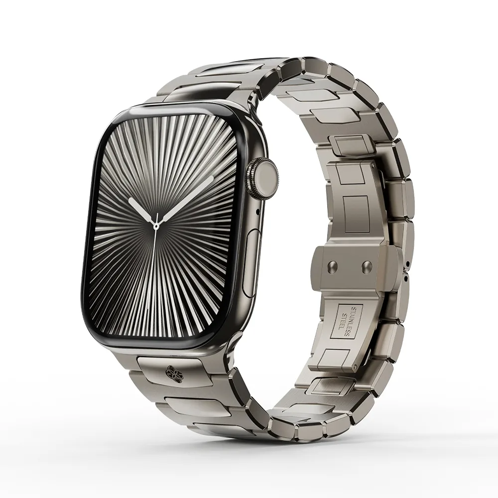 Golden Concept รุ่น Royal II - สายนาฬิกา Apple Watch 45/46/49mm - สี Titanium 9 Golden Concept รุ่น Royal II - สายนาฬิกา Apple Watch 45/46/49mm - สี Titanium - Image 9