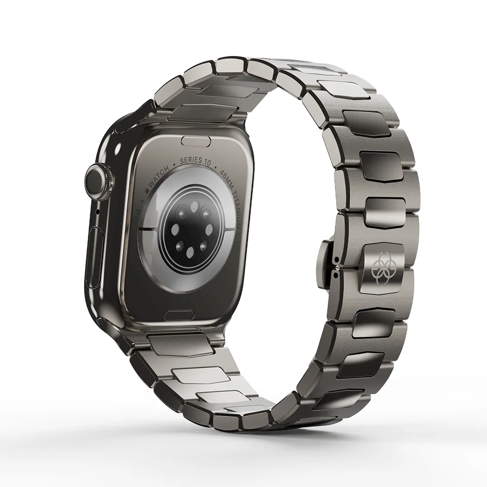 Golden Concept รุ่น Royal II - สายนาฬิกา Apple Watch 45/46/49mm - สี Titanium 8 Golden Concept รุ่น Royal II - สายนาฬิกา Apple Watch 45/46/49mm - สี Titanium - Image 8