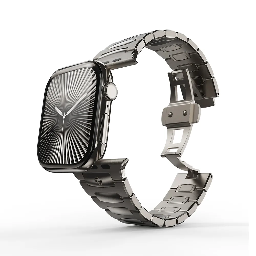 Golden Concept รุ่น Royal II - สายนาฬิกา Apple Watch 45/46/49mm - สี Titanium 4 Golden Concept รุ่น Royal II - สายนาฬิกา Apple Watch 45/46/49mm - สี Titanium - Image 4