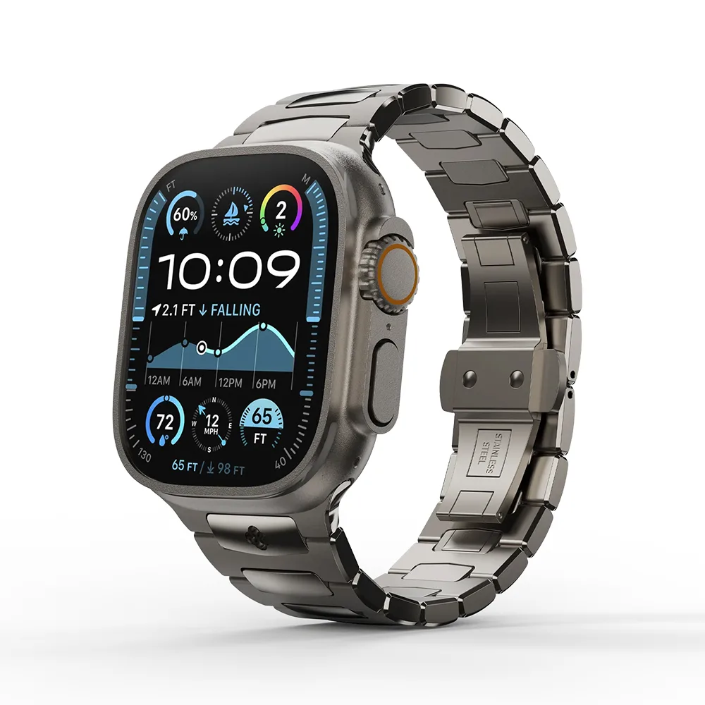 Golden Concept รุ่น Royal II - สายนาฬิกา Apple Watch 45/46/49mm - สี Titanium 1 Golden Concept รุ่น Royal II - สายนาฬิกา Apple Watch 45/46/49mm - สี Titanium