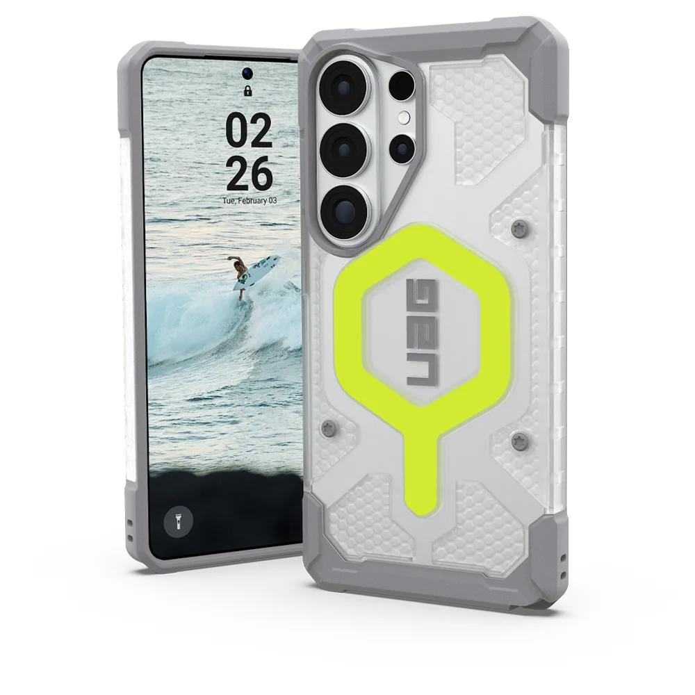 UAG รุ่น Pathfinder Clear (Magnetic) Bundle - เคส Galaxy S26 Ultra - สี Active Neon Lanyard 8 UAG รุ่น Pathfinder Clear (Magnetic) Bundle - เคส Galaxy S26 Ultra - สี Active Neon Lanyard - Image 8